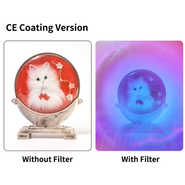OEM Kaleidoscope Filter 60mm Mobile Phone Filter With Optical Glass