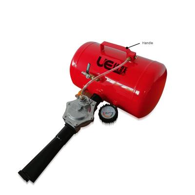 Inflator de aço de alta pressão de Seater do grânulo do pneu do ar de 5 galões com válvula de segurança