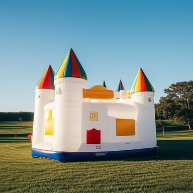 Casamentos Festas de aniversário 15ft X 15ft Castelo salto com deslizamento PVC inflável Salto castelo 950W poderoso soprador