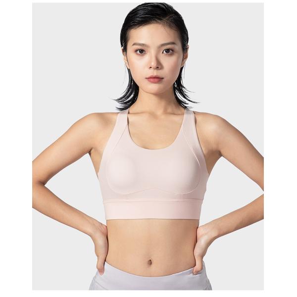 86 Nylon 14 Spandex Custom Gym Sexy Yoga Bra Tank Top Padded Workout Crop Top