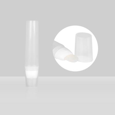 Empty Custom Cosmetic Tubes D30mm 30-60ml Rotation Silicone Tip Foundation Plastic Oval Tube