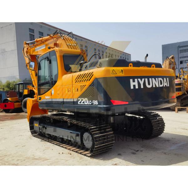 Excavateur Hyundai 220 220-9 d'origine coréenne d'occasion de 2019 avec une masse opérationnelle de 22 tonnes