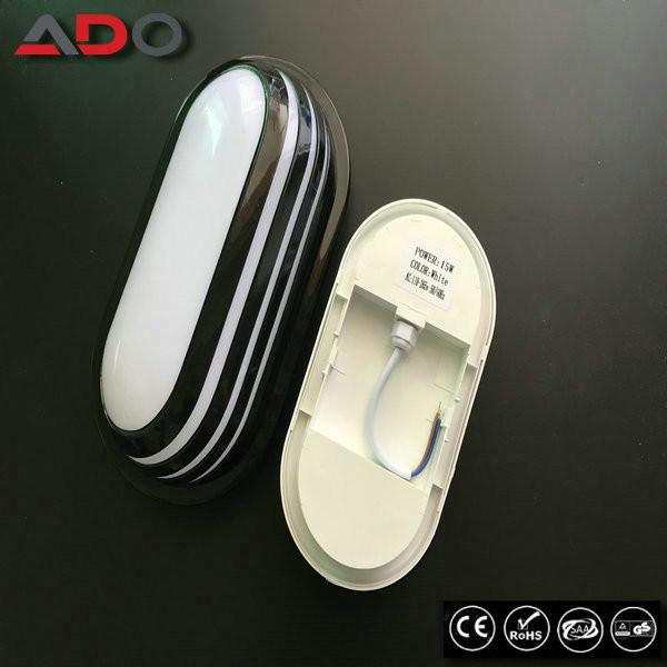 35000 Hours Black Outdoor IP65 LED Moisture Proof Lamp