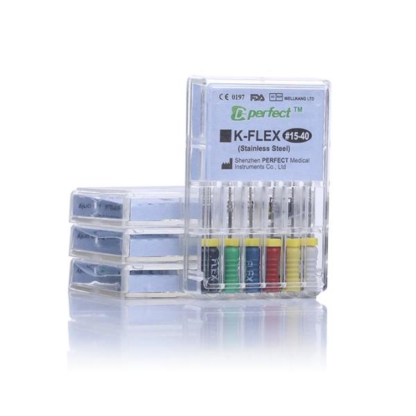 Dental Perfect Endo Hand Files 28mm Assorted Size Root Canal K Flex Files