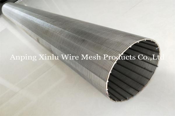 304 Johnson 200 Mm Diameter Stainless Steel Wire Wrap Screens 30 Slot