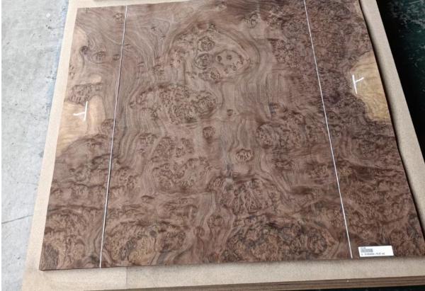 Length 20cm-2.7m Width 20cm-1.3m Walnut Burl Wood Veneer Sheets