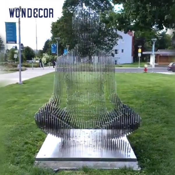 150cm выкованная скульптура металла исчезая современная диаграмма скульптура