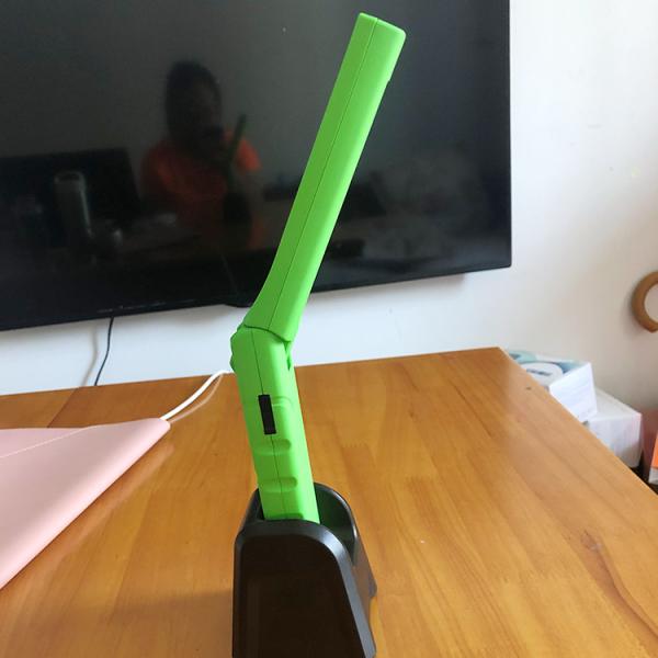 USB Rechargeable 7W GREEN Magnetic LED Work Light with Dimmer Support and GREEN Colo