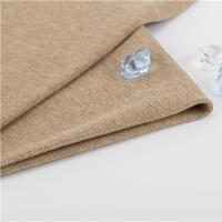 Breathable Solid Knit Fabric , 100% Cotton Combing Yarn Dyed Fabric