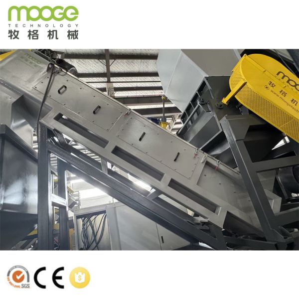 304 Stainless Steel PE PP Bottle Recycling Washing Line Plastic Crushing Washing Drying Production Line