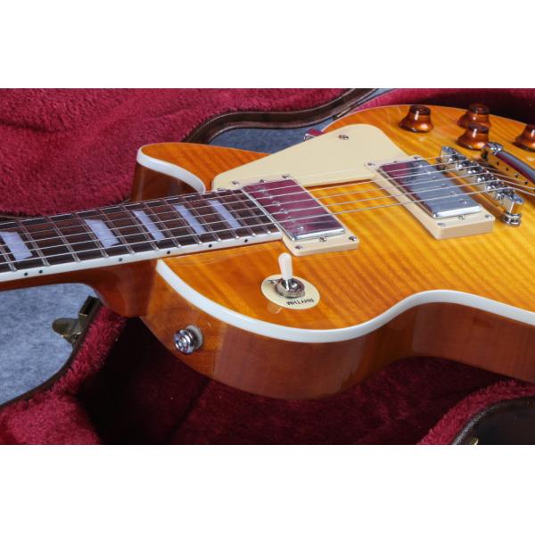 Les in stock 1959 R9 honey burst Paul LP style standard best tiger fire electric guitar,Musical InstrumentsFree shipping