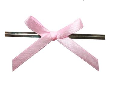 Wire twist / impressive pre tied Decorative ribbon bow tie for wedding with grosgrain