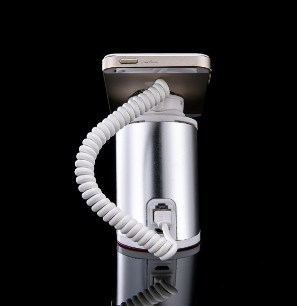 COMER Popular style Security cellular telephone stand with alarm sensor and charging cables