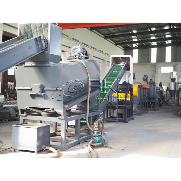 PET 7m3 Hr Plastic Waste Recycling Machine Washing 12mm