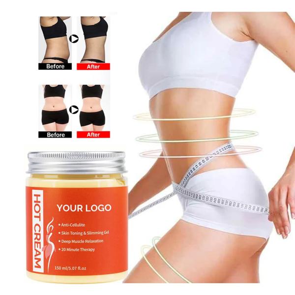 Creme de queima de gordura para perda de peso para o corpo Creme de perda de peso para perda de peso para a cintura