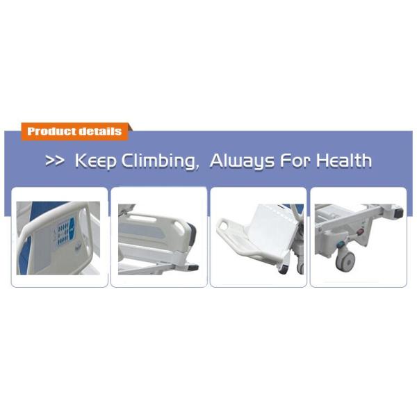 8 Functions Electric Medical ICU Care Bed / Automatic Hospital Bed