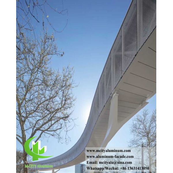 Tôle déployée en aluminium de 2 mm pour revêtement extérieur décoratif