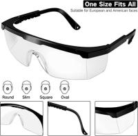Anti lunettes de sécurité de brouillard de protection oculaire éraflure claire unisexe de verres de sûreté d'anti