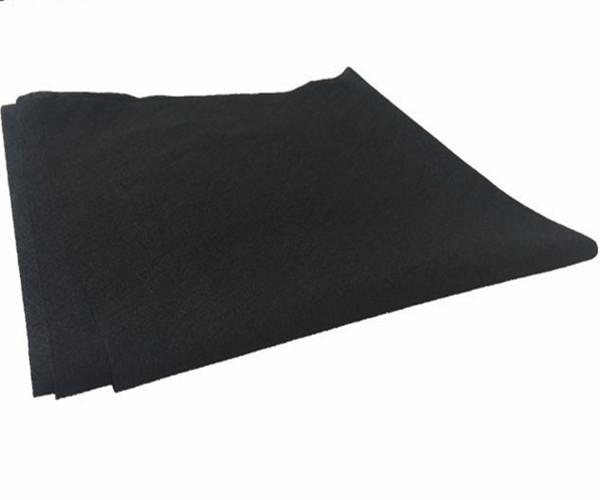 de toalhas descartáveis lisas do salão de beleza de 40cmx80cm cor preta