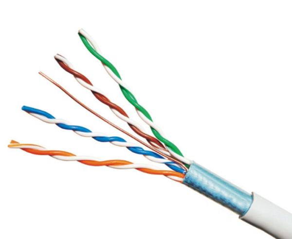 O cabo 305m 24AWG da rede do ftp Cat5e de Kico 1000FT descobre a cor opcional de cobre
