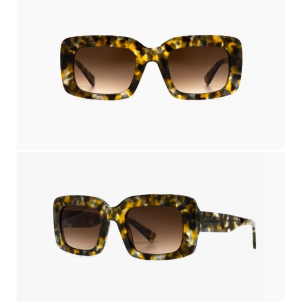 Retro Polarised Womens Mens Sunglasses UV400 Protection Driving Outdoor Glasses Handmade Acetate Frame