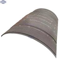 Ecrã de peneira de curvatura SS Wedge Wire Arc Curved Screen Plate Parabólico