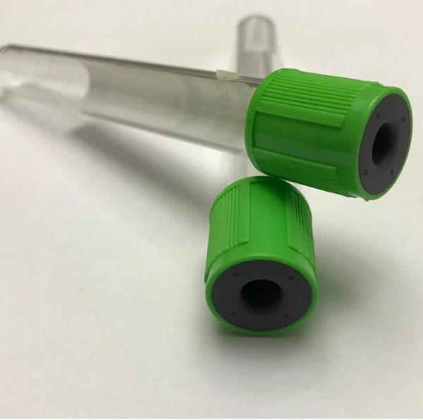 CE estável ISO13485 do tubo da parte superior do verde da heparina do sódio do desempenho habilitado