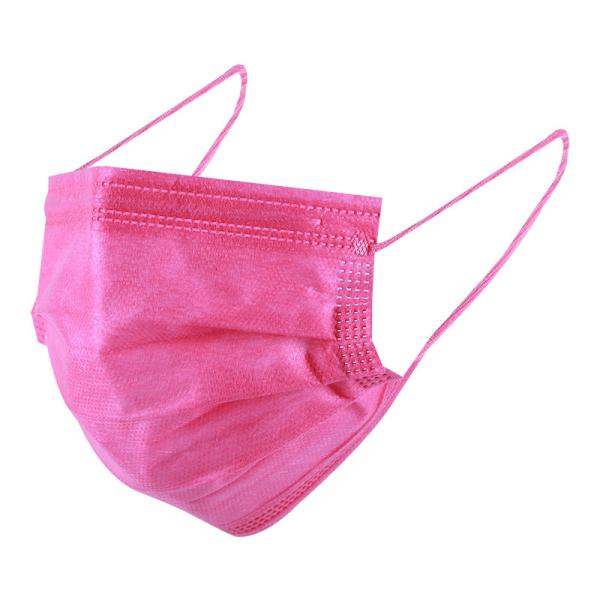 Multi Color Disposable Face Mask Pink 3ply Face Masks Purple Pink Colored Face Masks