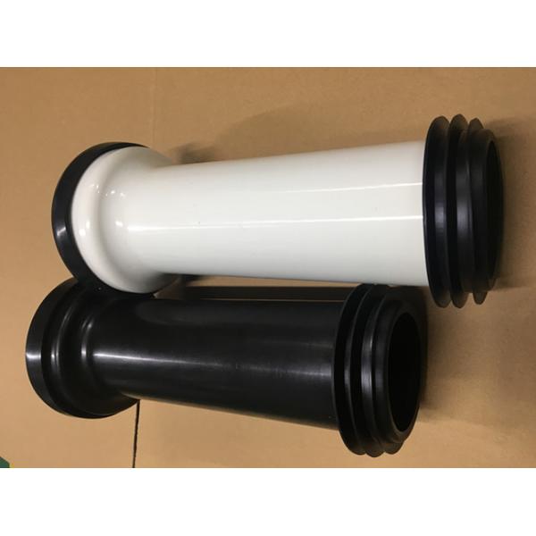 Wall Mounted Toilet Straight Pan Connector With Black And White Optional