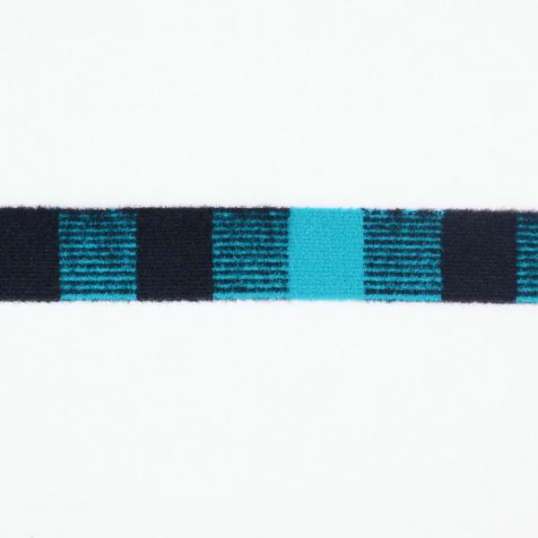 Fita tecida de veludo 3.8cm da malha KJ20035 jacquard de nylon