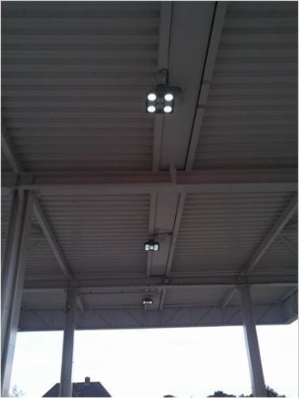 Света 60W бензоколонки IP66 взрывозащищенные закалили стеклянную аттестованную крышку DLC