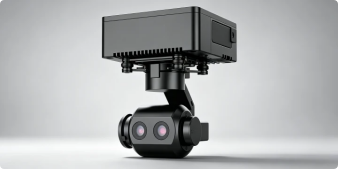 Micro Ultra-Light 3-Axis Drone Gimbal Camera, High Precision with Auto Image Tracking for Aerial Inspection & Monitoring