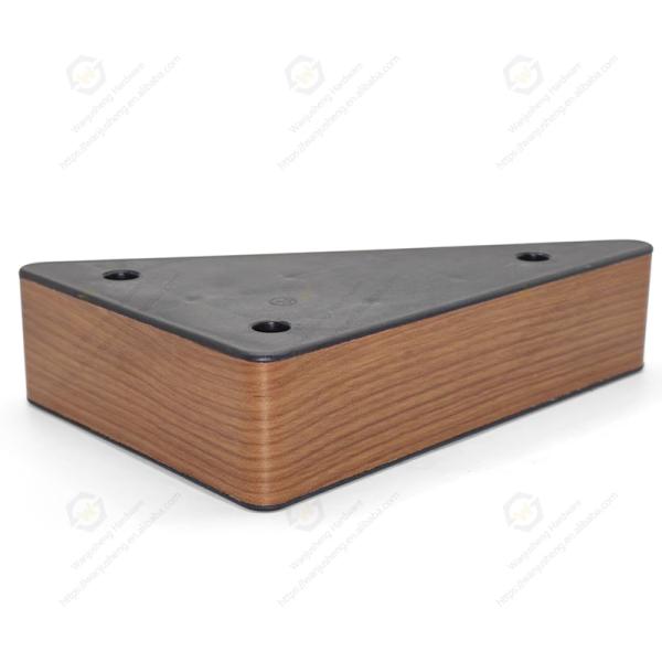 Light Luxury High Quality Wood Grain Plastic Furniture Coffee Table Sofa Cabinet Feet Belong to Furniture Accessories