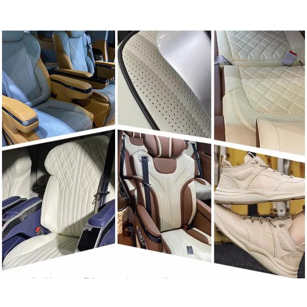 Synthetic Artificial Leather Fabric Waterproof Faux Leather Fabric For Shoes Seat Covers