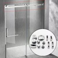 SS304 Quadrado 30 * 10mm Tubos de chuveiro de barra com porta deslizante