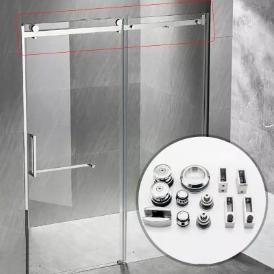 SS304 Quadrado 30 * 10mm Tubos de chuveiro de barra com porta deslizante