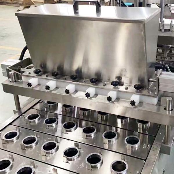 Máquina de embalagem de enchimento de copo de 20 a 50 xícaras/min com pressão de ar de 0,6Mpa