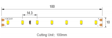 ERP SMD2835 70LEDs прокладки CRI90 SDCM 3 СИД 4000K ERP БЕЛЫЙ на метр для крытого