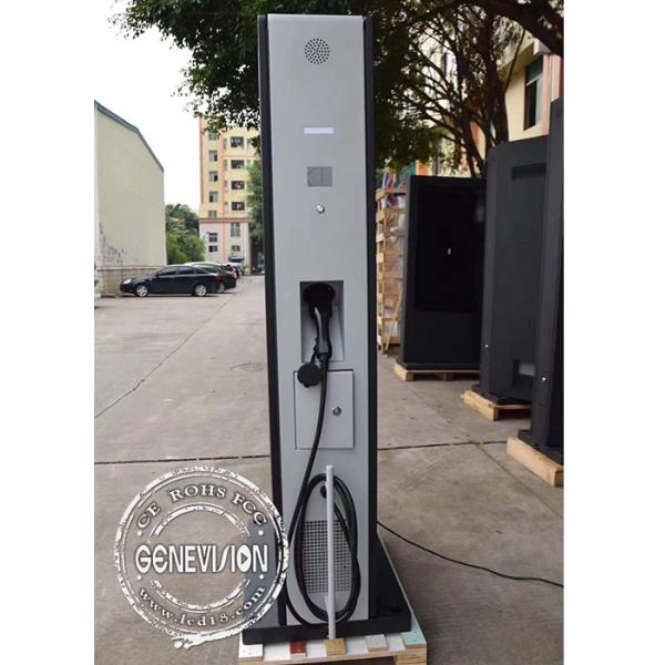 Киоск Signage цифров зарядной станции автомобиля протокола 7KW 44KW EV OCPP 1,6 на открытом воздухе