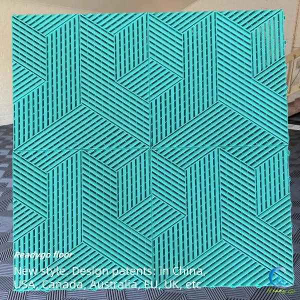 Anti Slip Interlocking Garage Tile 25000lbs Interlocking Mats For Garage