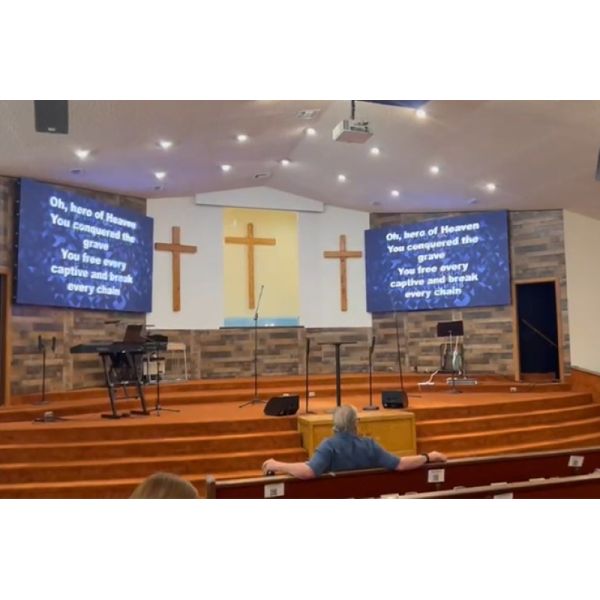 512×512mm P2 Led Video Wall Module Panels 800cd 1R1G1B Indoor