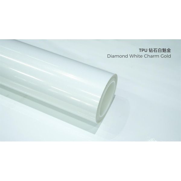 Self Healing Diamond PPF Scratch Resistant / UV Protective White Gold Car Wrap