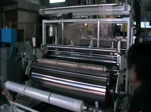 Automatic Stretch Film Extruder  3 5 Layer For PE Stretch Film / Cling Film