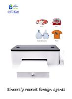 A3 UV DTF Printer Transfert de chaleur L1800 Garment Dtf Film Imprimante à plat numérique