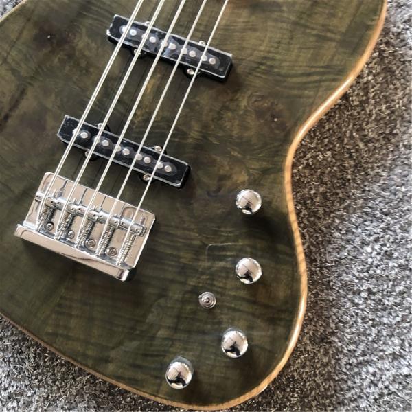 Factory custom shop 5 string bass guitar TBK Basswood body Rosewood finger custom bass guitar