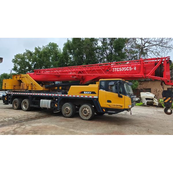 2023 Used SANY STC500C5 Truck Crane – 50 Ton Lifting Load | 46M Max Lifting Height | Yuchai Engine | Model STC500C5-8