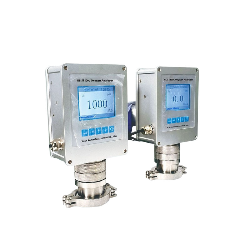 Digital LCD Trace Oxygen Gas Analyzer Electrochemical O2 Gas Meter With Alarm
