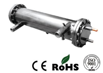 SS316L Shell and Tube Stainless Steel Evaporator , Water Cooled Tube Heat Exchanger