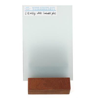 Vidro Tintado Laminado de Cor Branca Leite para Janela / Porta / fachada