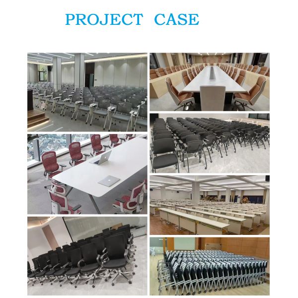 Staff Ergonomic Swivel Office Chair With Adjustable Lumbar Cushion